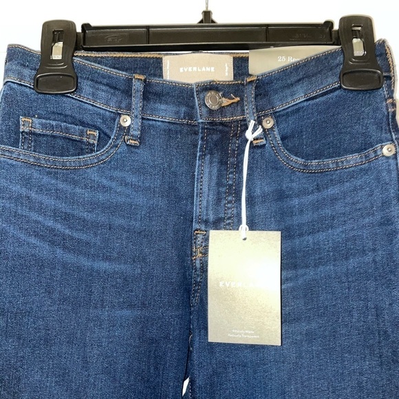 Everlane NWT Mid Rise Skinny Jeans Size 25 Reg - Picture 3 of 6